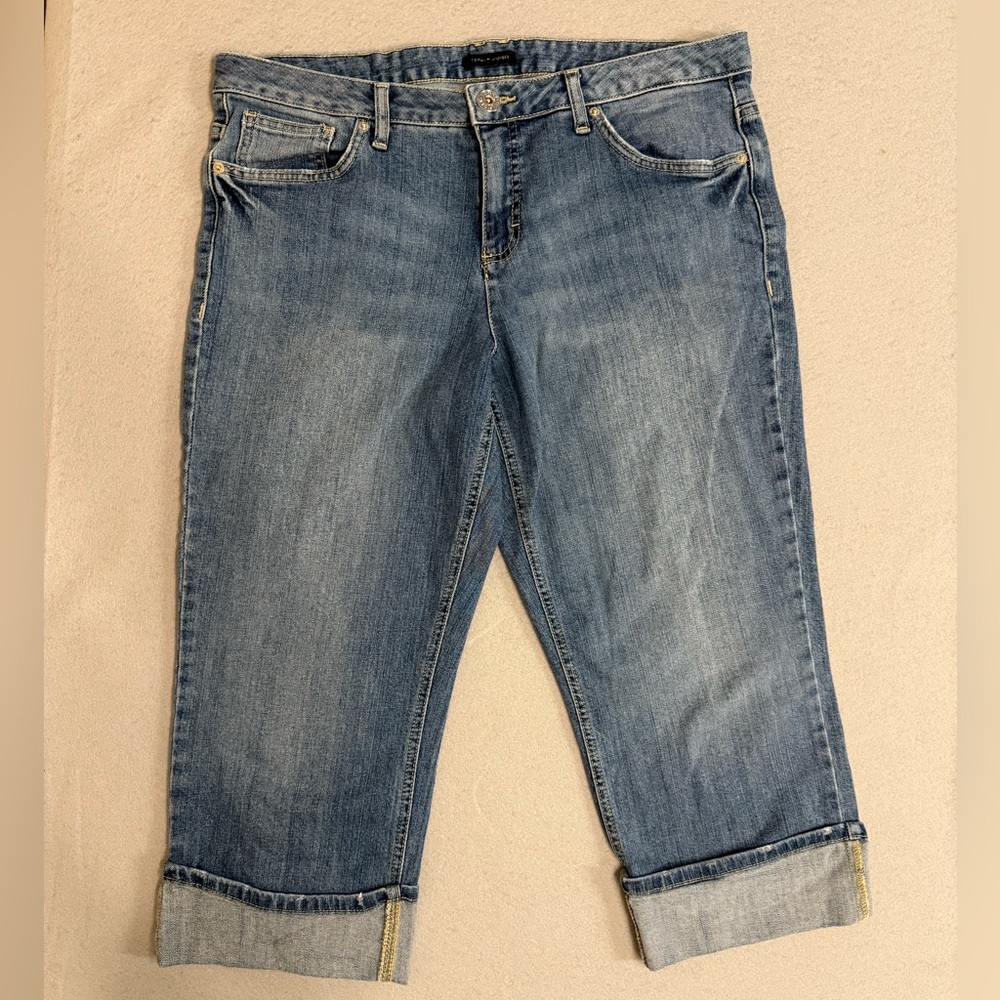 Tommy Hilfiger blue denim capri Women's Jeans